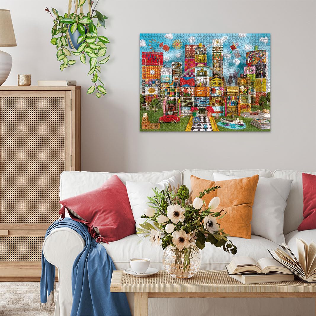 Ravensburger Eames House Of Cards Fantasy 1500 Piece Jigsaw Puzzle For Adults - 12000434 - Handcrafted Tooling, Made In Germany, Every Piece Fits Together Perfectly