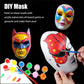 Lynkaye White Plain Masks,16 pcs DIY Unpainted Masquerade Masks Craft Mardi Gras Dance Cosplay Party Mask Costume (16 Pcs) (16pc