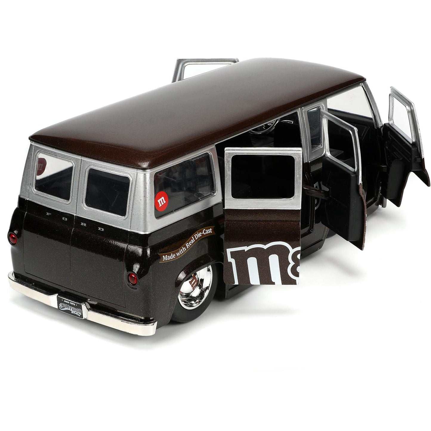 Jada Toys M&M'S 1:24 1965 Ford Econoline Die-Cast Car With Red Figure