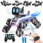 Wurycia Remote Control Robot Dog Toy For Kids,2.4Ghz 8Wd Gesture Sensing Stunt Rc Cars With Music & Light,Children Birthday Gift
