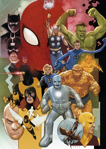 Clementoni Collection 39612, Marvel 80 Puzzle For Adults And Children - 1000 Pieces, Ages 10 Years Plus Multi-Coloured