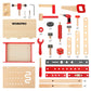 WORKPRO Wooden Workbench Kit Kids Tool Bench, Building Toy Set Creative&Educational Construction Toy, Great Gift for Toddlers 3+