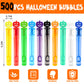 AuroTops 500 PCS Halloween Mini Bubble Wands,Halloween-Themed Bubbles Bulk for Trick or Treat Toys for Kids Gifts Halloween Part