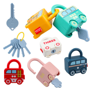 Montessori Educational Toys Learning Games Busy Board - Toddler Car Activities - Baby Sensory Fine Motor Skills Developmental Toys - Gifts For 6 9 12 18 Month Age 1 2 3 4 One Two Year Old Boys Girls