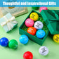 Lenwen 50 Pcs 2.5 Inch Inspirational Colorful Stress Squeeze Balls Pack Motivational Anxiety Relief Small Foam Balls for mature-themed Girls Boys Employee Gifts (Thank You for Being Amazing)