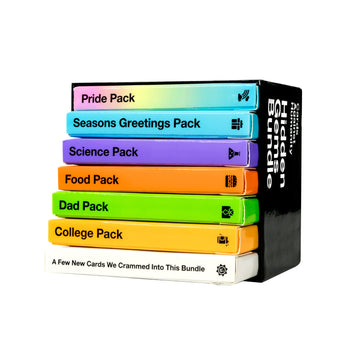 Cards Against Humanity: Hidden Gems Bundle  6 Cool Themed Packs + 10 All-New Cards