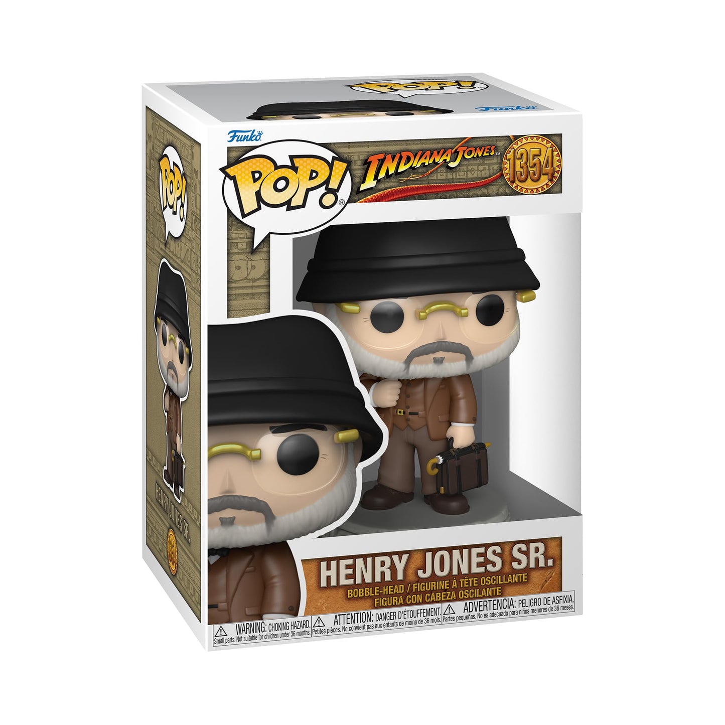 Funko Pop! Movies: Indiana Jones - Henry Jones Sr - Collectable Vinyl Figure - Gift Idea - Official Merchandise - For Kids & Adults - Movies Fans - Model Figure For Collectors And Display