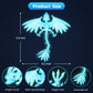 SHUWND 3D Printed Feathered Wyvern Dragon With Wings - Full Articulated Crystal Flying, Realistic Large Pet, Flexible Shoulder S