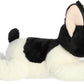 Aurora Adorable Flopsie French Bulldog Stuffed Animal, White, 12 Inches, Polyester, Model 31574