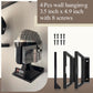 4 Pcs Black Wall Mount Display Stand Fits Lego Star Wars Helmet, Wall Mount Display Shelf, Compatible With All Standard Lego Hel