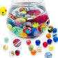 Miutrue 100 Assorted Marbles Bulk Cheap For Kids Ages 4-8-12 Play Marbles Physical Therapy Glow In The Dark Glass Marbles