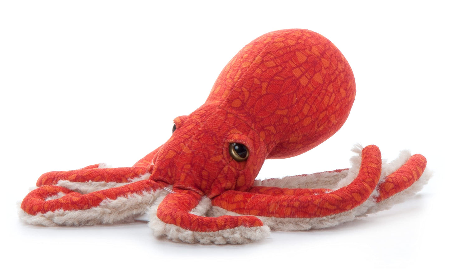 The Petting Zoo Pacific Red Octopus Stuffed Animal Plushie, Gifts for Kids, Wild Onez Sealife Animals, Octopus Plush Toy 8 inche