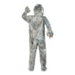 Grey Raptor Dinosaur Child Costume | Extra Large