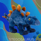 Deluxe Paws 100% Recycled Plush Eco Toys (Stegosaurus)