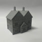 Paintable Tabletop Miniature Little Town Building Terrains Compatible With D&D Rpg War Gaming - 18Mm Scale Scenery With Medieval