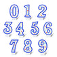 10 Pieces Birthday Number Candles Polka Dot Colorful 0-9 Cake Candles for Birthday Wedding Anniversary Reunions Theme Party Deco