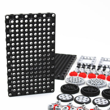 Sshlkbb 510 Pcs Technical Block Technical Parts Pieces Sets Liftarm Beams Bricks Bulk Axles Pins Panels Frame Beams Connectors M
