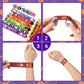 MGparty Halloween Party Favors, 72Pcs Slap Bracelets Rubber Wristbands Halloween Toys for Kids Halloween Party Supplies Decorati