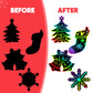 JOYIN 48 Pcs Christmas Scratch Art Ornaments, Scratch Paper Craft Kit Include Snowman, Snowflakes, Christmas Tree, and Reindeer,