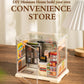 DIY Miniature House Kit  Dollhouse Kit  Miniature Kit  DIY Mini House Building Kit for mature-themed Teen  Plastic Tiny House Making Kit  Best Craft Hobbies Gift  Convenience Store