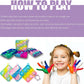 12Pcs Random Color Mini Pop Keychain Fidget Toy Push Bubble Pop Silicone Squeeze Sensory Toys Make Fun For Kids Anxiety Stress Reliever For Adults