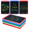 LCD Writing Tablet for Kids Party Favors Bulk - 12 Pack 8.5in Colorful Doodle Board, Erasable Drawing Pad for Goodie Bags Stuffe