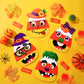 Sumind Halloween Candy Corn Craft Kits For Kids Halloween Activities Diy Handicraft Fun Home Activities For Birthday Activities Party Supplies Classroom Arts, 4 Styles (36 Sets)
