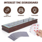 Wooden Cribbage Board Game Set  enhanced Wooden Board with Magnetic Lock and Metal Pegs  Strategy Card Game Cribbage - Travel Portable Cribbage Game Sets for Family