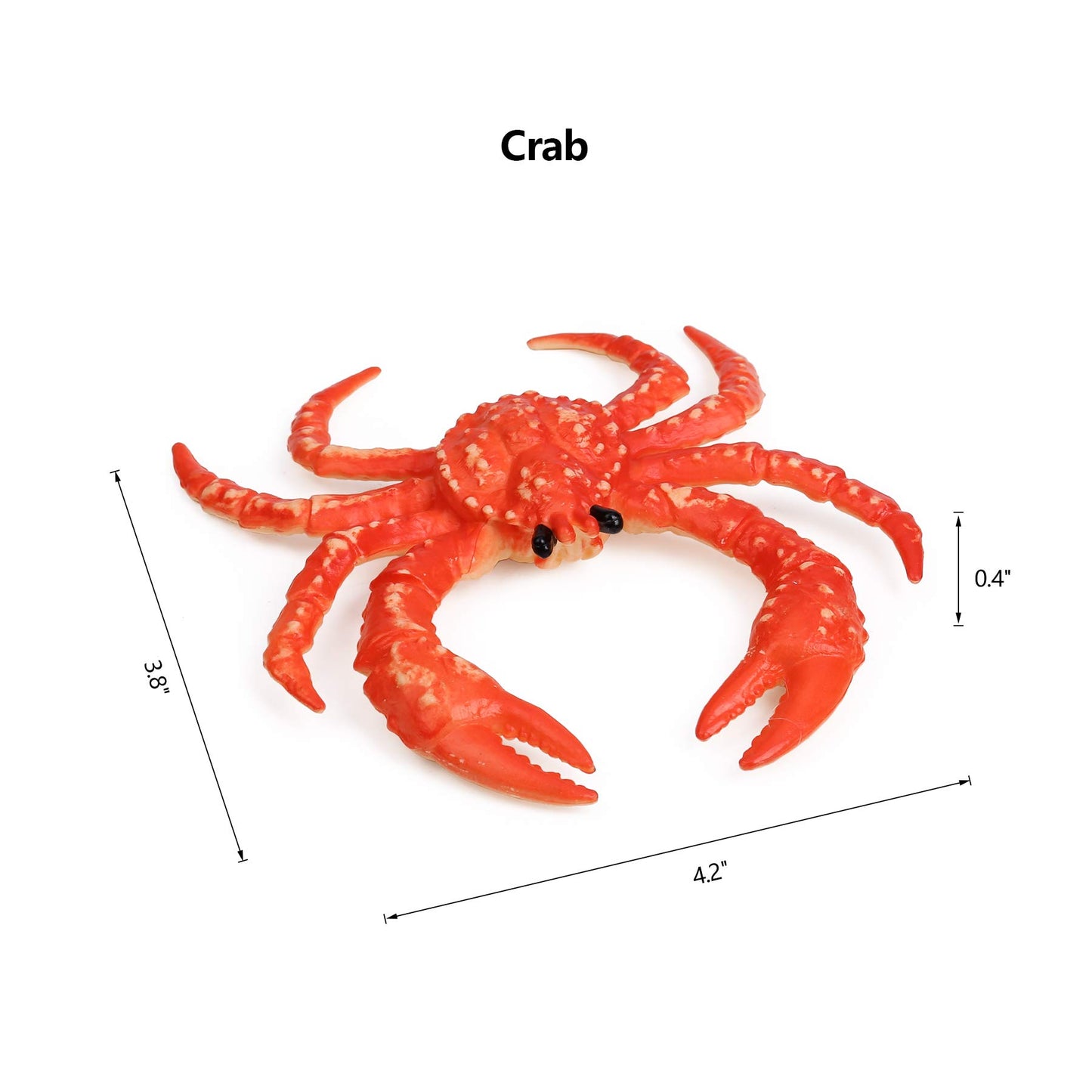 Uandme 8Pcs Sea Animal Figures Realistic Ocean Animal Figurines Toy Playset For Kids Cake Toppers Decoration