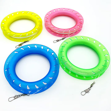 Kaiciuss 4 Pack Kite String Hoop For Kids, Kite Spool Set For Boys & Girls, Kite Handle Kit With 300 Feet Line For Each Kite Reel Winder