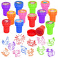 Cinrobiye 24 Pcs Axolotl Stamper for Kids ,Axolotl Self-Inking Stamp Set for Party Favors Classroom Rewards DIY Craft Goodie Bag
