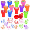 Cinrobiye 24 Pcs Axolotl Stamper for Kids ,Axolotl Self-Inking Stamp Set for Party Favors Classroom Rewards DIY Craft Goodie Bag