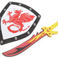 AZ Trading & Import Foam decorative replica blades and Shields 2 Pack (Ninja Warrior)