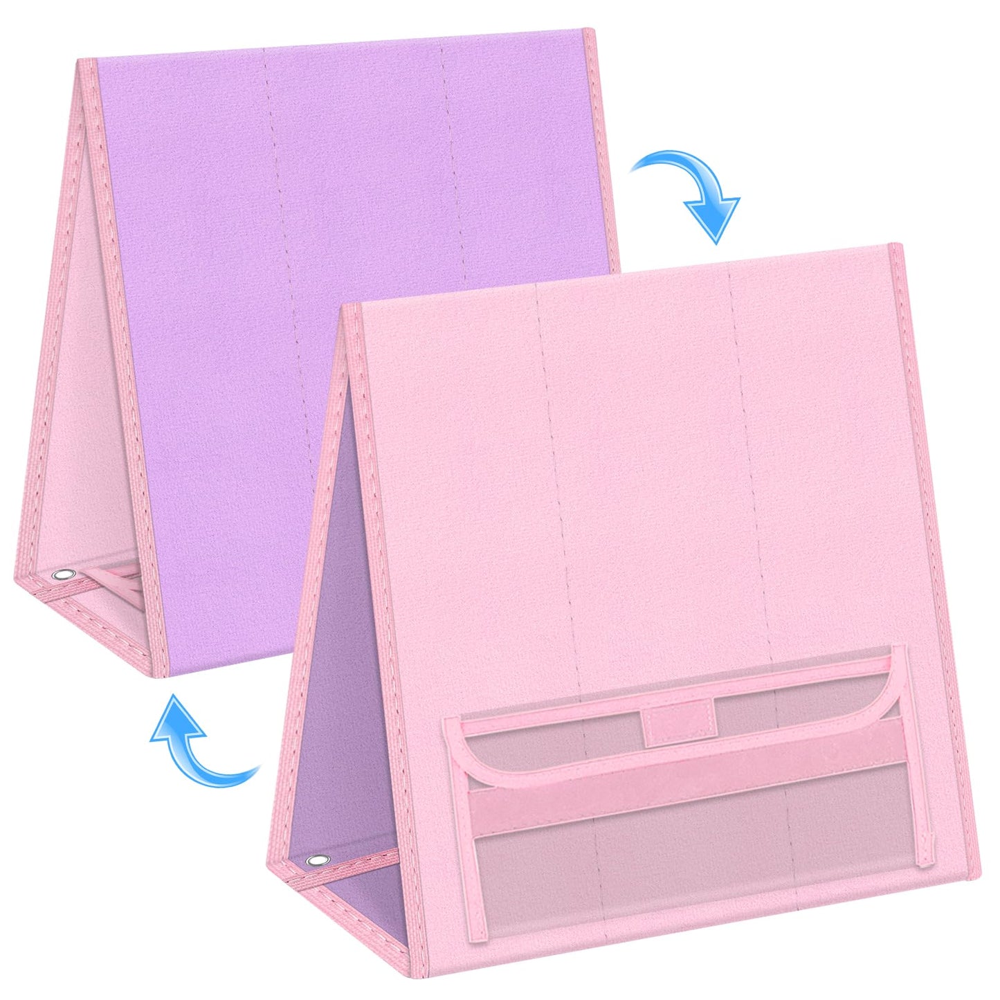 Foldable Felt Board for Toddlers Double Sided Felt Story Board Flannel Board Stories for Preschool Early Learning Interactive St