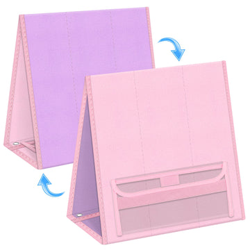 Foldable Felt Board for Toddlers Double Sided Felt Story Board Flannel Board Stories for Preschool Early Learning Interactive St