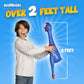 Animolds Crazy Huge Rubber Chicken - 29 Inch Giant Screaming Noise Makers For Parties, Pranks, Practical Jokes - Squeaks Up To 45 Seconds - Squawking Novelty Gag Gift (Random Color)