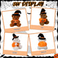Liliful 20 Pcs Halloween Bear Bulk Mini Animals Bear with Pumpkin and Witch Hat Halloween Stuffed Gifts for Party Decorations