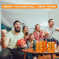 Leinuosen 48 Pcs Basketball Party Favors Supplies Including 12 Basketball Party Gift Bags 12 Mini Basketball Stress Balls 12 Bas