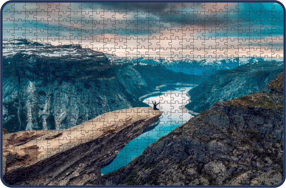 Webby Kids The Cliff Wooden Jigsaw Puzzle, 500 Pieces