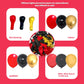 Red Black Gold Balloon Garland Arch Kit, 134Pcs Red Black Metallic Gold Confetti Balloons For Casino Theme Party Decorations, Ne