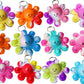 Roaqua Mini Octopus Backpack Keychains - 30 Packs Fidget Gifts, Silicone, 2.0x2.0x0.5 inches, Perfect for Students & Party Favors