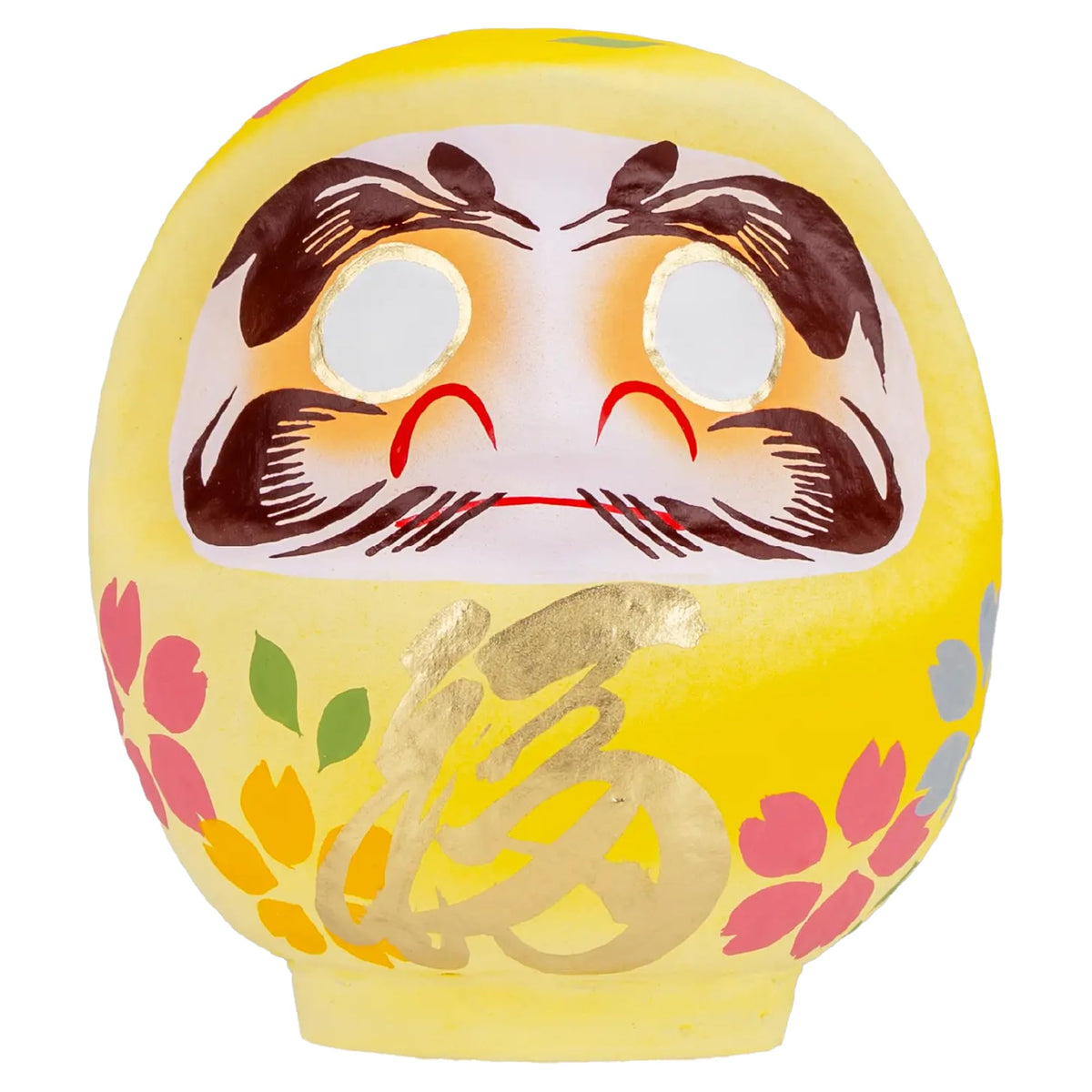 Daimonya Daruma Doll  Special Edition  4.7 Sakura Yuuka (Spring) Yellow
