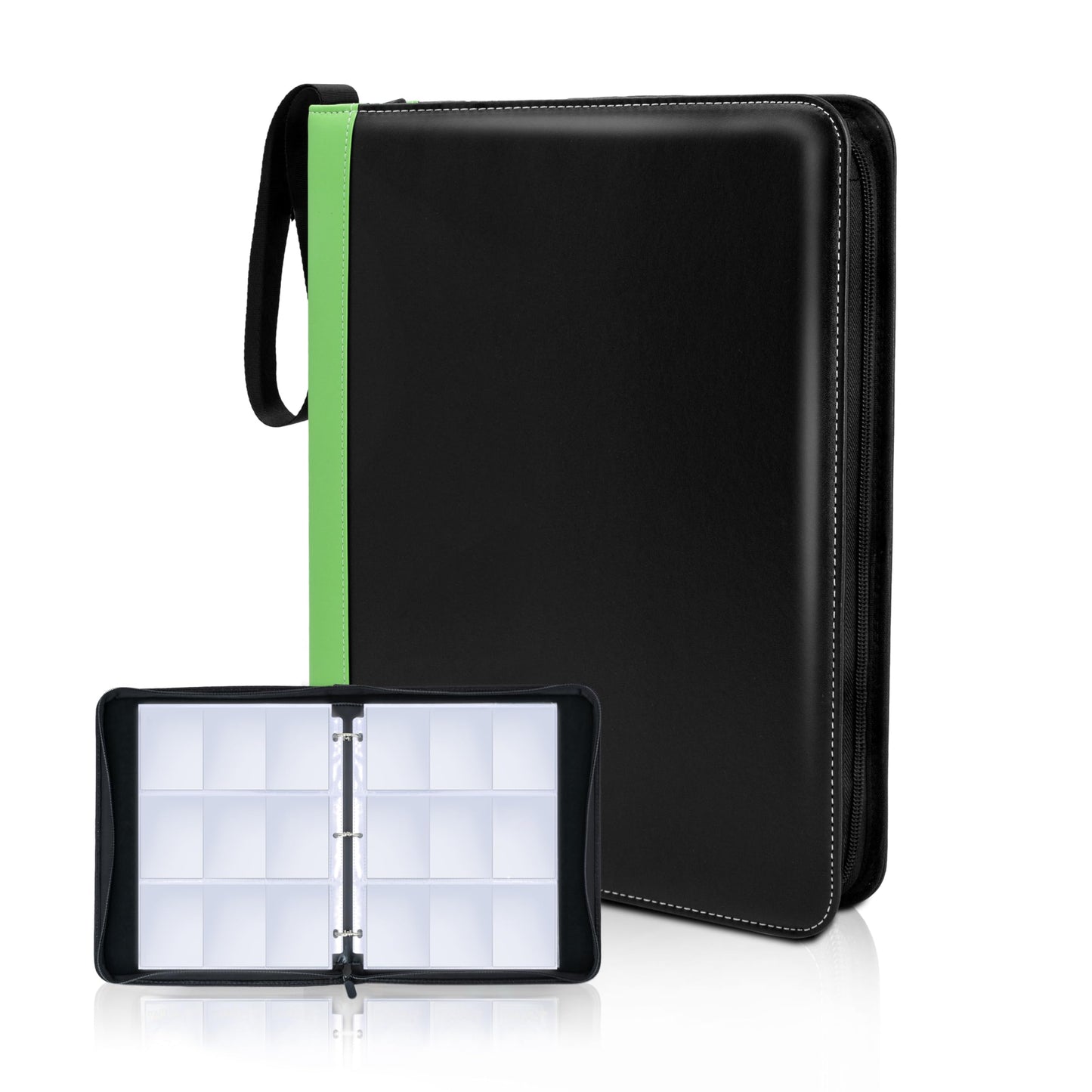 Clovercat 9 Pocket Waterproof Trading Card Binder, Trading Album Display Holder, Expandable, 720 Double Sided Pocket Album, Comp