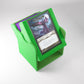 Gamegenic Squire Plus 100+ XL Convertible Deck Box - Holds 100 Double-Sleeved Cards! enhanced Commander Card Case  Detachable Slide Card Case  protective coveringfyber Surface  Green Color  Made by Gamegenic