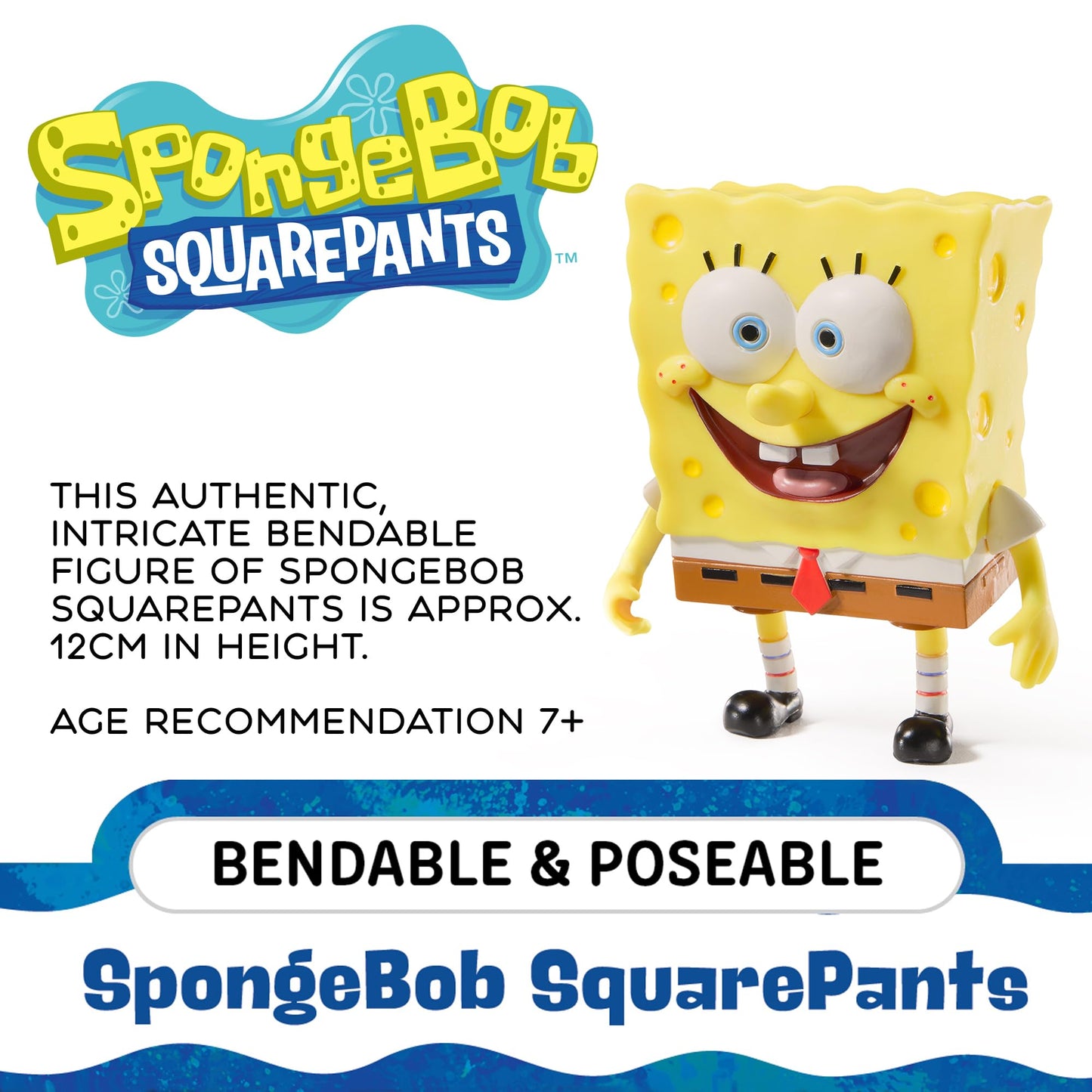 The Noble Collection Bendable Spongebob Squarepants-Spongebob