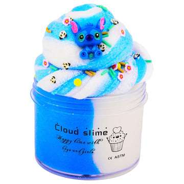 Blue Cloud Slime, Slime Party Favors Gift, For Kids Party, School Education, Super Soft Slime, Diy Stress Relief Toys For Girls