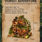OZJAY Miniature House Kit  DIY Wooden Dollhouse Miniature Kit  Dollhouse Kit  Mini House Building Kit for mature-themed Teen  Forest Adventure