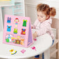 Foldable Felt Board for Toddlers Double Sided Felt Story Board Flannel Board Stories for Preschool Early Learning Interactive St