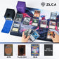 ZLCA Card Deck Box for Trading Cards with 2 Dividers, Card Storage Box Fits 100+ Single Sleeved Cards, PU Leather Strong Magnet