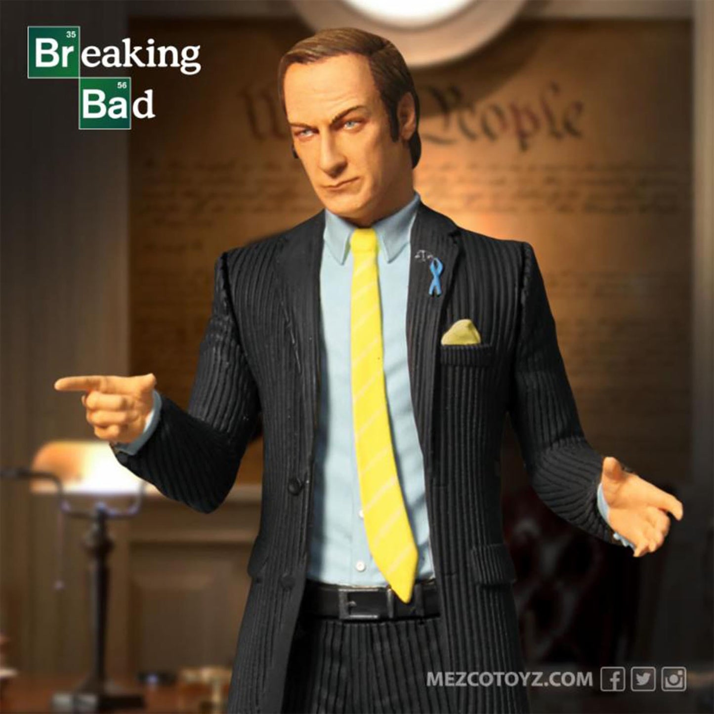 Mezco Toyz Breaking Bad: Saul Goodman Figure, 6''